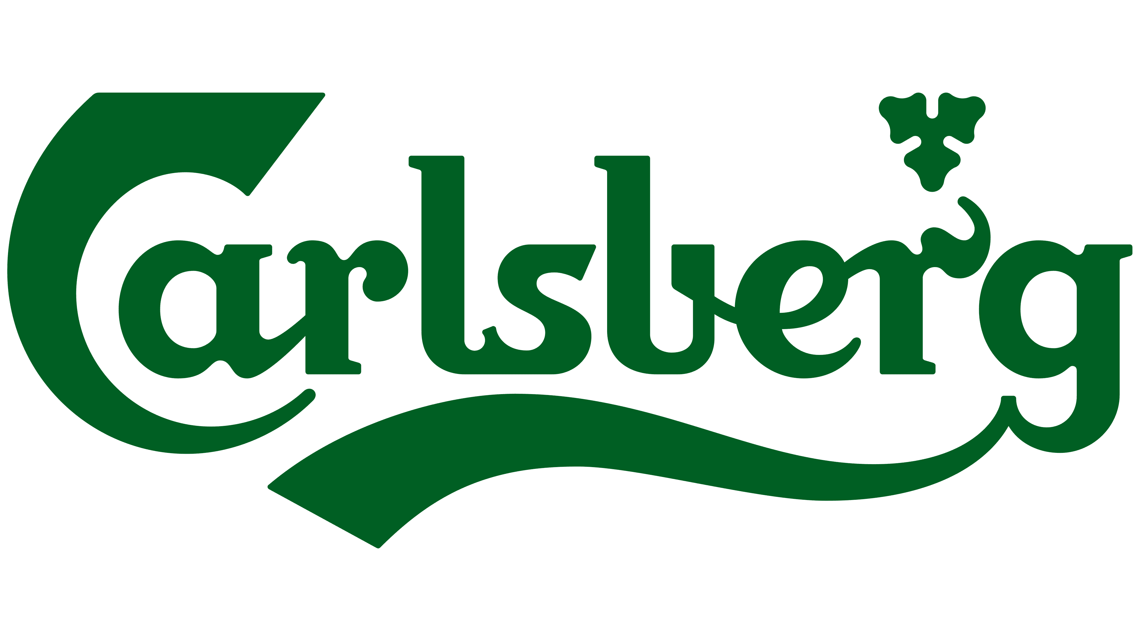 Green Carlsberg logo